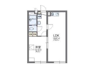 レオパレスエールIIの物件間取画像